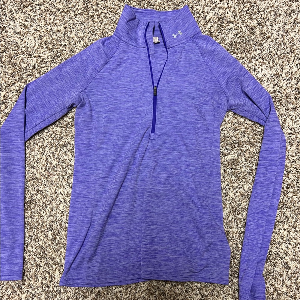 XS purple Under Armour pull over
